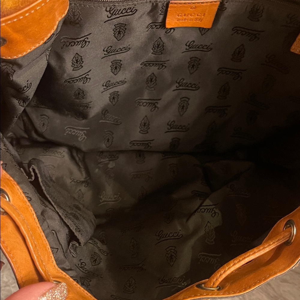 Gucci Tan Python Leather Messenger Bag With Heart… - image 4